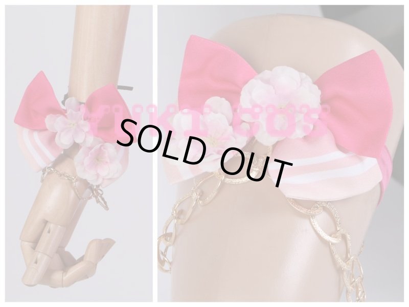 画像6: ラブライブ!スクフェス チェリーブロッサム編 桜のように踊って 嵐千砂都 コスプレ衣装 送料無料 (6)