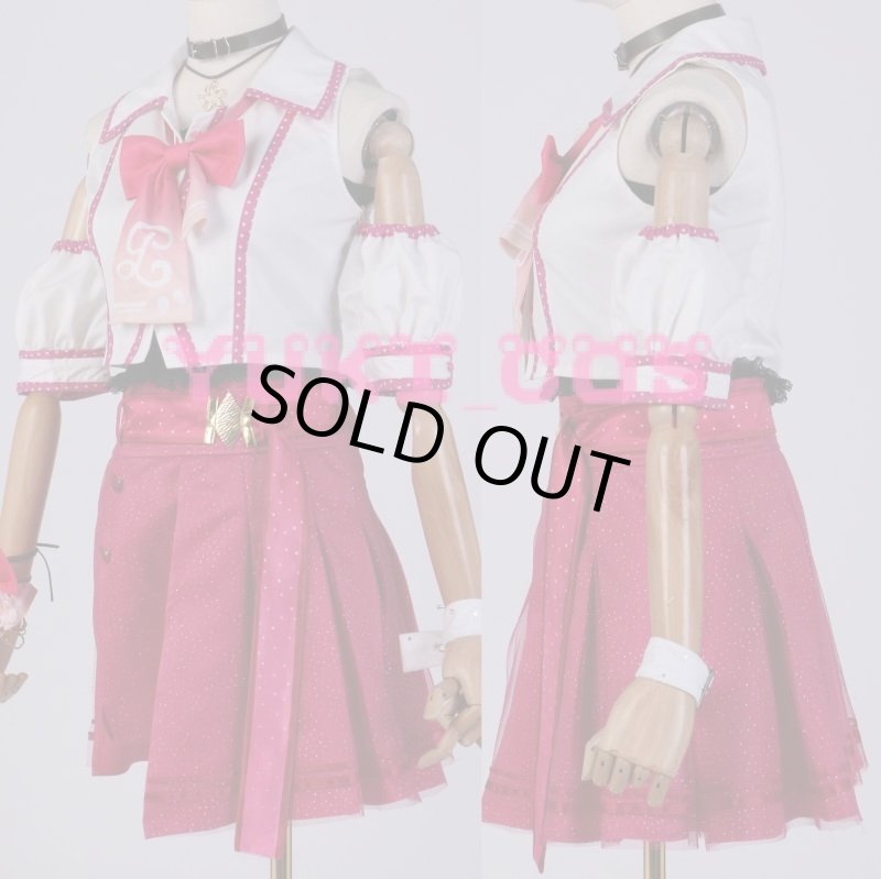画像3: ラブライブ!スクフェス チェリーブロッサム編 桜のように踊って 嵐千砂都 コスプレ衣装 送料無料 (3)