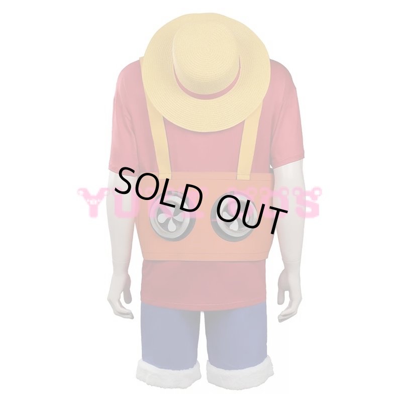 画像3: ONE PIECE FILM RED ワンピース フィルム レッド ルフィ コスプレ衣装 送料無料 (3)