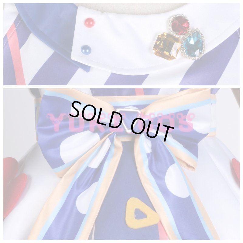 画像4: ラブライブ!スクフェス レトロポップ編 葉月恋UR コスプレ衣装 送料無料 (4)