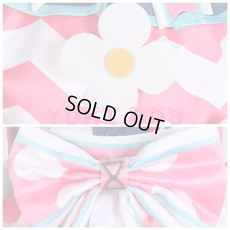 画像5: ラブライブ！スクフェス　レトロポップ編　レトロポップダンス　嵐千砂都SR　コスプレ衣装　送料無料 (5)