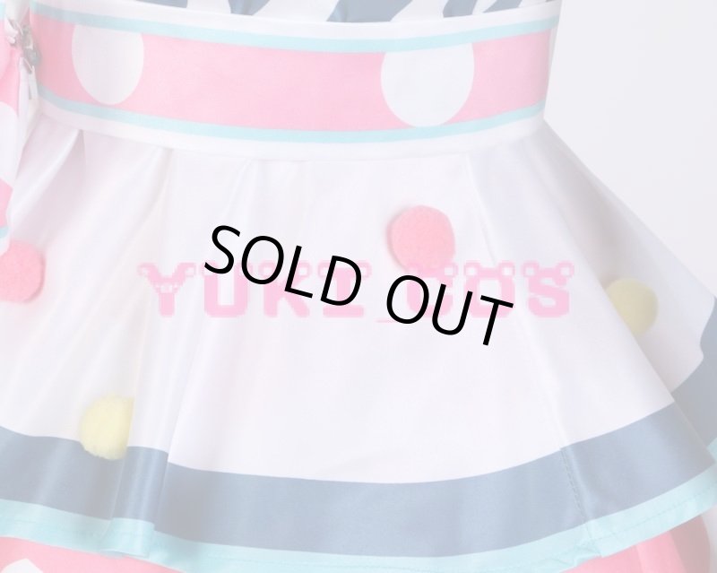 画像6: ラブライブ！スクフェス　レトロポップ編　レトロポップダンス　嵐千砂都SR　コスプレ衣装　送料無料 (6)