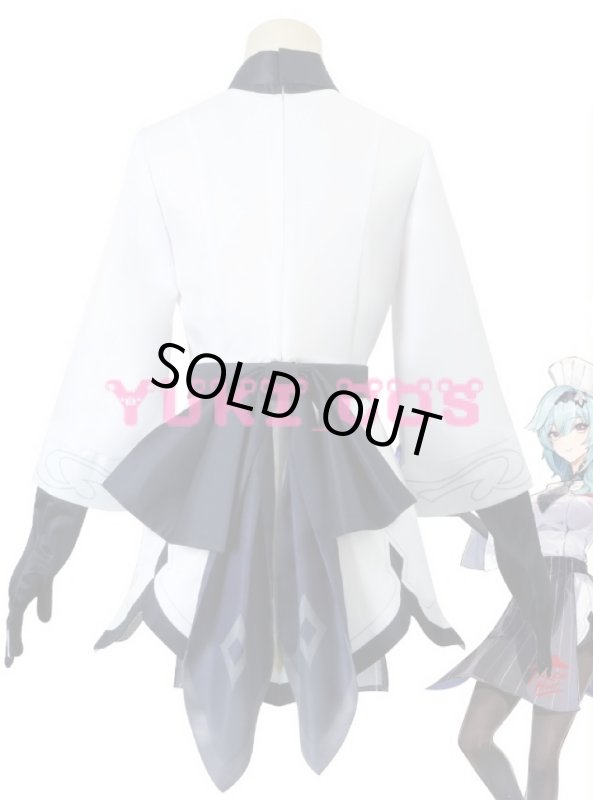 画像4: 原神 げんしん ピザハットコラボ Eula ユーラ エウルア コスプレ衣装 送料無料 (4)