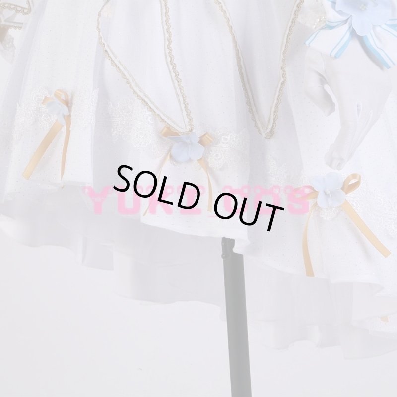 画像8: ラブライブ!スクフェス ジューンブライド編 ドレス姿に見とれて 平安名すみれSR コスプレ衣装 送料無料 (8)