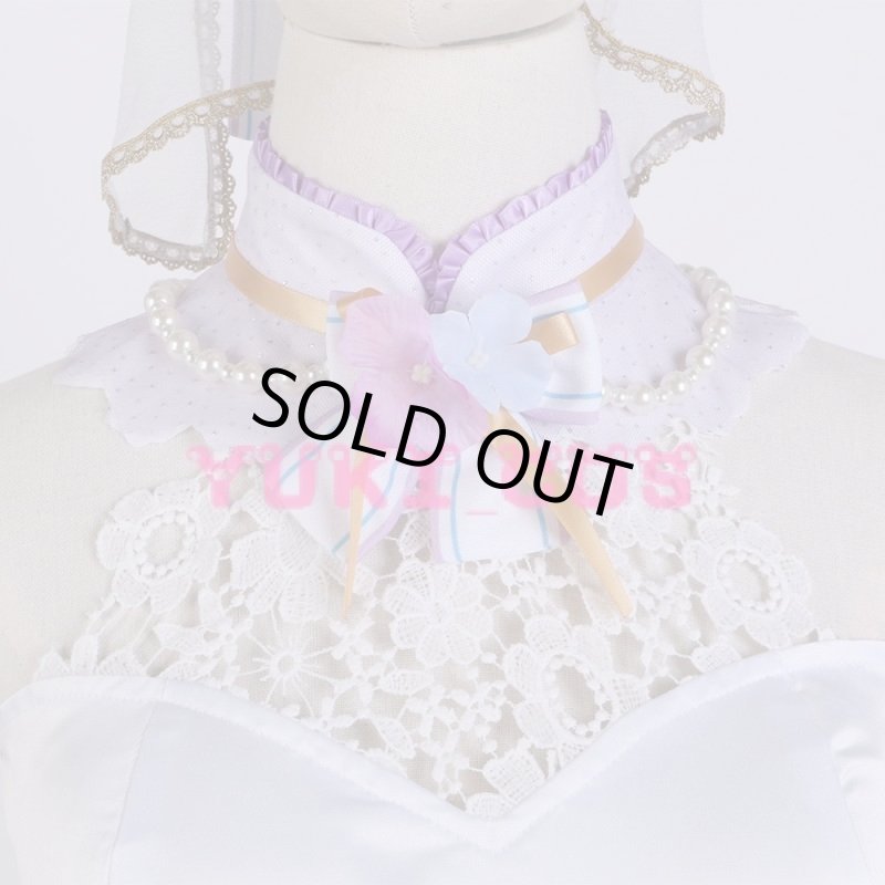 画像5: ラブライブ!スクフェス ジューンブライド編 葉月恋UR コスプレ衣装 送料無料 (5)