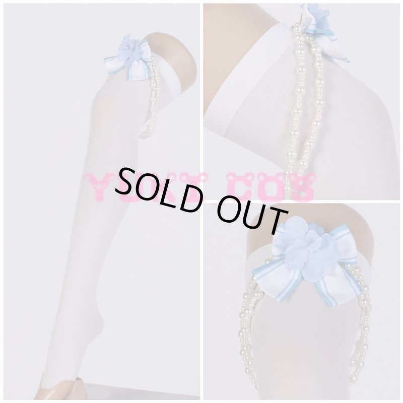 画像10: ラブライブ！スクフェス　ジューンブライド編　唐可可　コスプレ衣装　送料無料 (10)