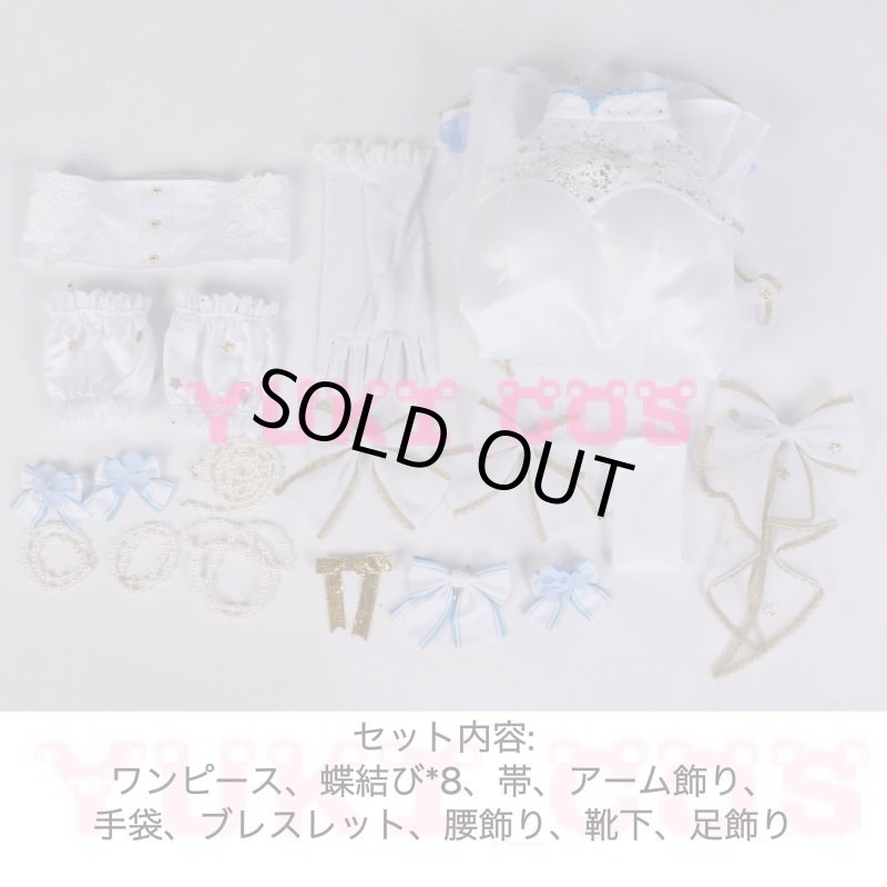 画像2: ラブライブ！スクフェス　ジューンブライド編　唐可可　コスプレ衣装　送料無料 (2)