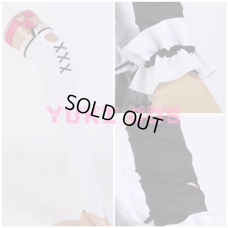 画像9: Vtuber にじさんじ 本間ひまわり ほんま ひまわり 生誕祭 新衣装 メイド服 コスプレ衣装 送料無料 (9)