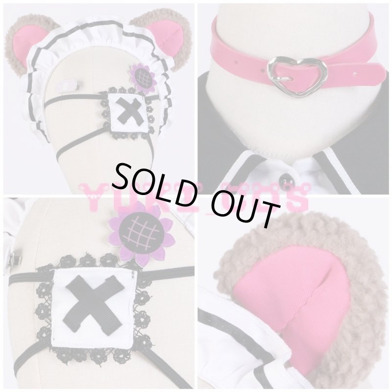 画像5: Vtuber にじさんじ 本間ひまわり ほんま ひまわり 生誕祭 新衣装 メイド服 コスプレ衣装 送料無料 (5)