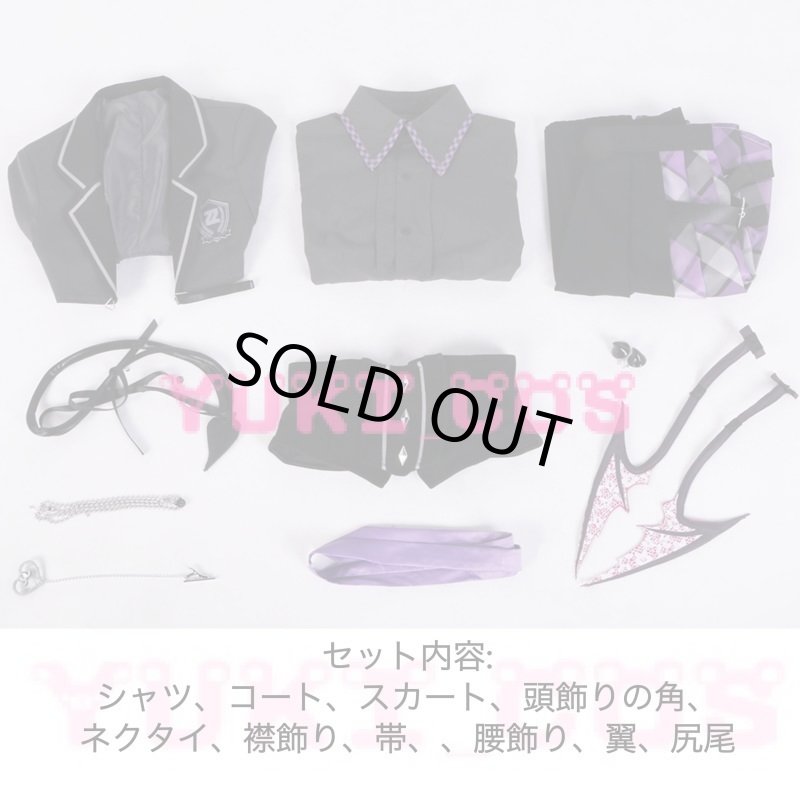 画像2: バーチャルYouTuber Vtuber ホロライブ 常闇トワ とこやみ トワ 新衣装 コスプレ衣装 送料無料 (2)