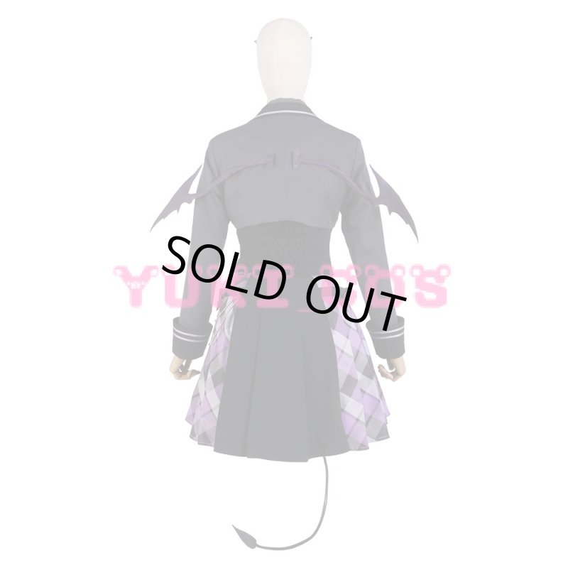 画像4: バーチャルYouTuber Vtuber ホロライブ 常闇トワ とこやみ トワ 新衣装 コスプレ衣装 送料無料 (4)