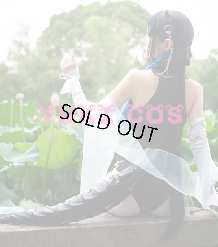 画像5: アークナイツ　ブラックナイト　夏の花弁FA641　コスプレ衣装　送料無料 (5)