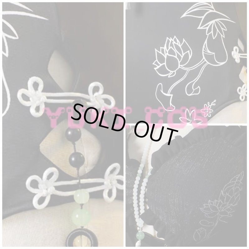 画像9: アークナイツ　ブラックナイト　夏の花弁FA641　コスプレ衣装　送料無料 (9)