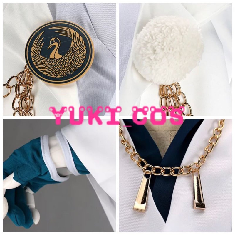 画像6: 刀剣乱舞 鶴丸国永 コスプレ衣装 送料無料 (6)