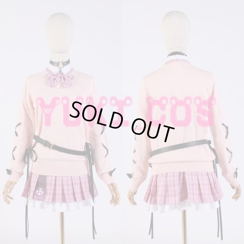 画像4: Vtuber  ホロライブ 湊あくあ 5億年ぶりの新衣装 学園 コスプレ衣装 送料無料 (4)