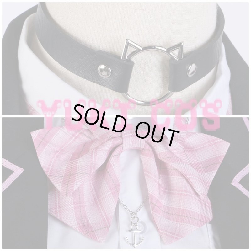 画像6: Vtuber  ホロライブ 湊あくあ 5億年ぶりの新衣装 学園 コスプレ衣装 送料無料 (6)