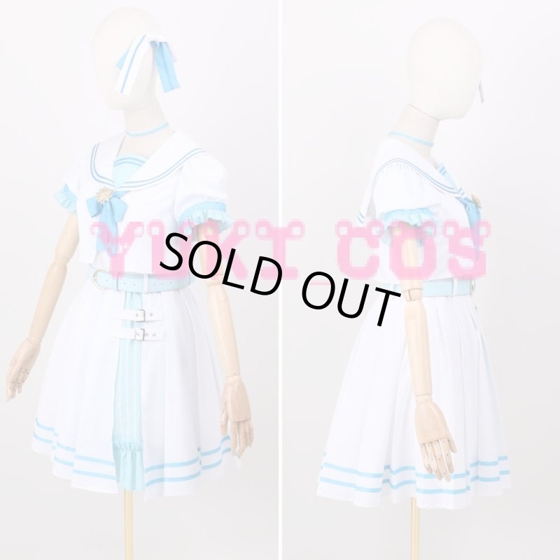 画像9: Vtuber ホロライブ 星街すいせい セーラー服 コスプレ衣装 送料無料  (9)