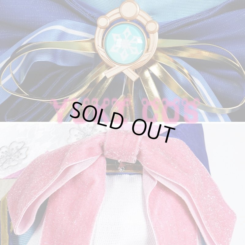 画像8: 原神 花時に訪れた手紙 神里綾華 コスプレ衣装 送料無料 (8)