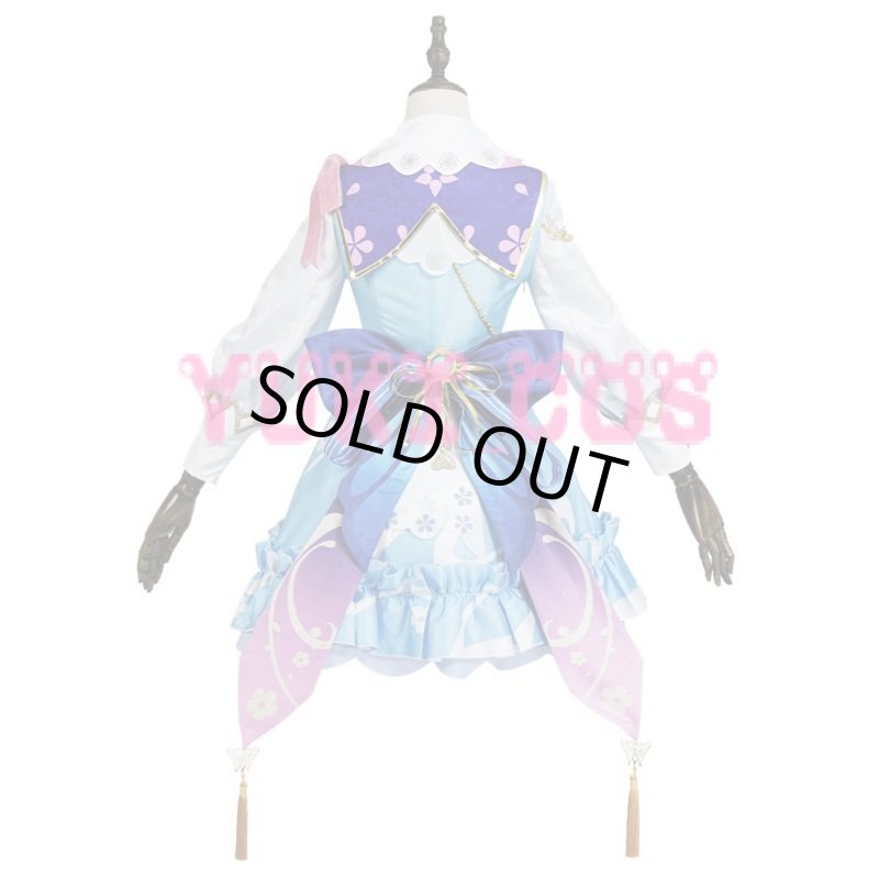 画像3: 原神 花時に訪れた手紙 神里綾華 コスプレ衣装 送料無料 (3)