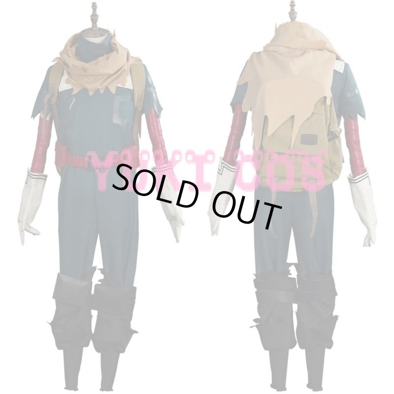 画像1: 僕のヒーローアカデミア　緑谷出久　戦闘服　コスプレ衣装　送料無料 (1)