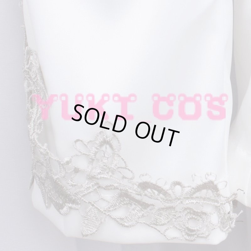 画像11: ウマ娘 プリティーダービー エアグルーヴ 花嫁 コスプレ衣装 送料無料 (11)