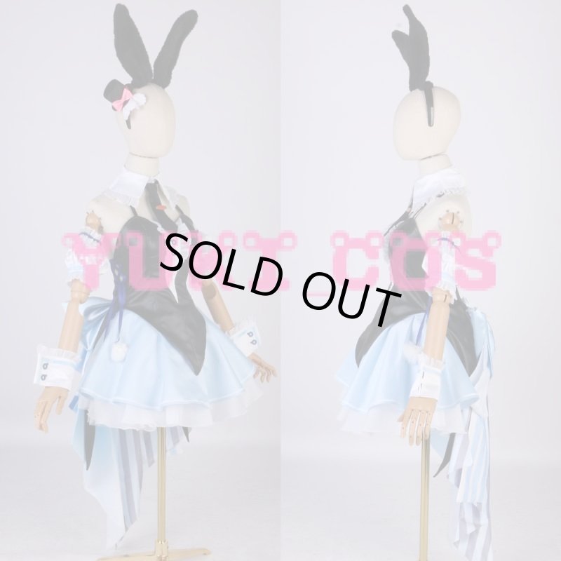 画像3: Vtuber ホロライブ 兎田ぺこら うさだ ぺこら フリフリバニードレス  コスプレ衣装 送料無料 (3)