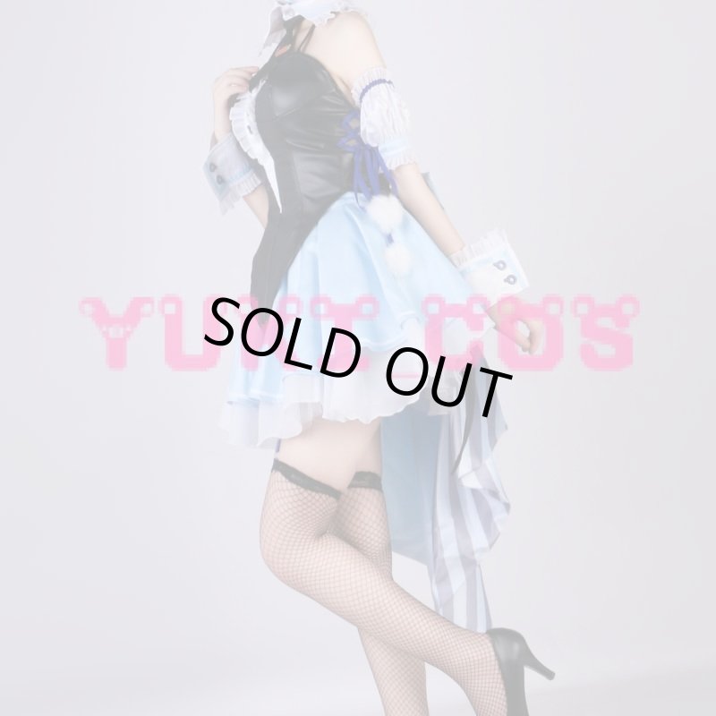 画像19: Vtuber ホロライブ 兎田ぺこら うさだ ぺこら フリフリバニードレス  コスプレ衣装 送料無料 (19)