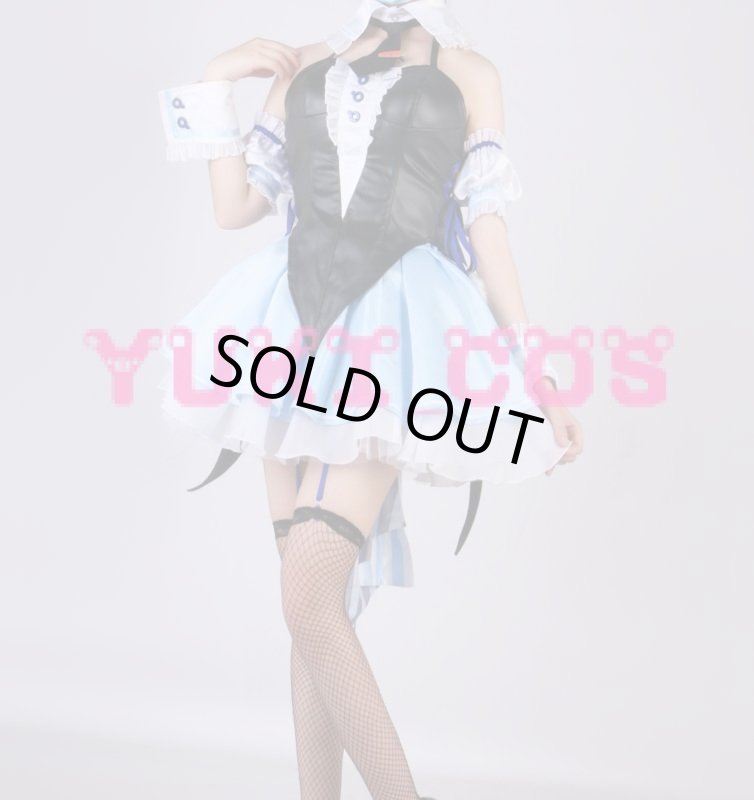 画像18: Vtuber ホロライブ 兎田ぺこら うさだ ぺこら フリフリバニードレス  コスプレ衣装 送料無料 (18)