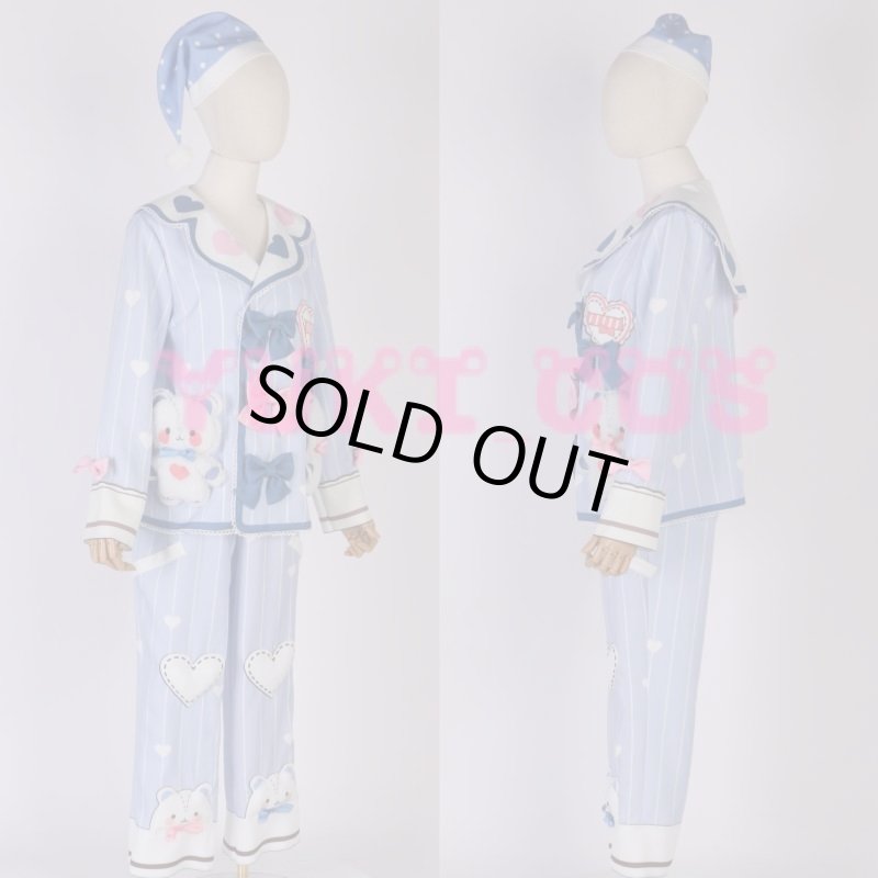 画像5: プロジェクトセカイ プロセカ 青柳冬弥 花里みのり パジャマ コスプレ衣装 送料無料 (5)