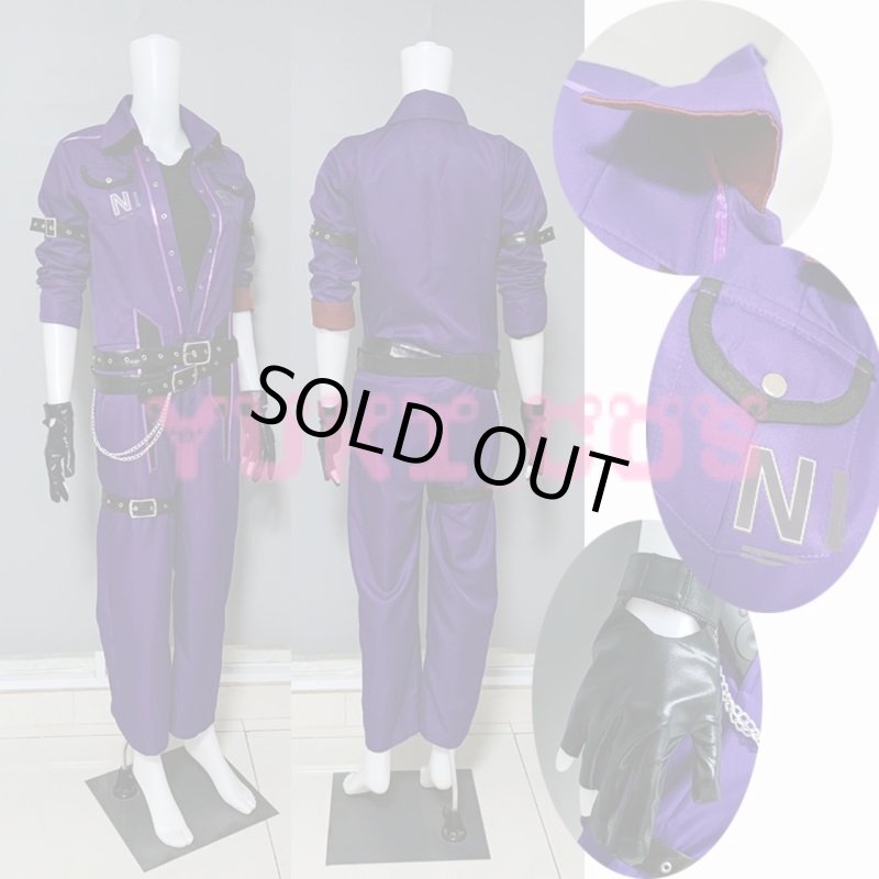 画像3: Vtuber にじさんじ 剣持刀也 けんもち とうや 咎人 つなぎ服 コスプレ衣装 送料無料 (3)