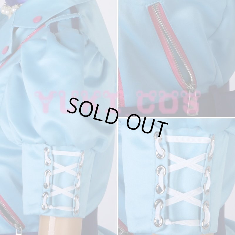 画像18: ラブライブ! スーパースター!! コラボ 平安名すみれ 桜小路きな子 米女メイ コスプレ衣装 送料無料 (18)