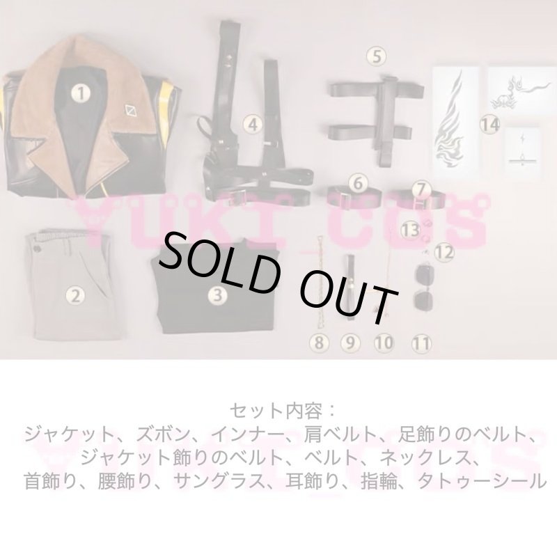 画像2: Vtuber にじさんじ Luxiem Luca Kaneshiro 新衣装 コスプレ衣装 送料無料 (2)