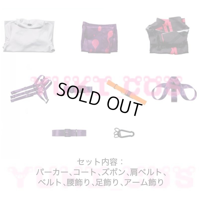 画像2: バーチャルYouTuber Vtuber にじさんじ Uki Violeta 浮奇・ヴィオレタ コスプレ衣装 送料無料 (2)