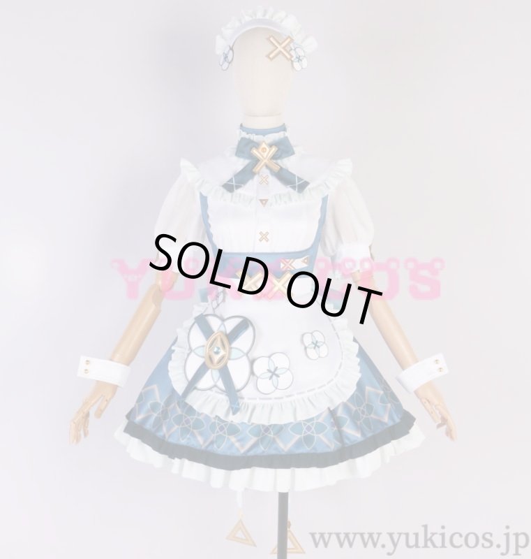 画像1: 原神　げんしん　Genshin　ファルザン　Faruzan　メイド服 　コスプレ衣装　送料無料 (1)