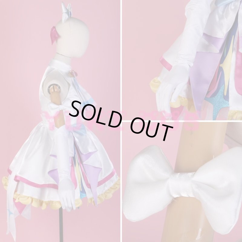 画像5: ひろがるスカイ！プリキュア　虹ヶ丘真白　にじがおかましろ　Cure Prism　キュアプリズム　コスプレ衣装　送料無料 (5)