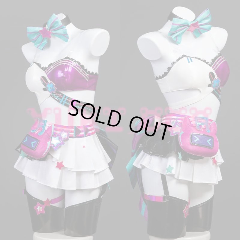 画像3: ボーカロイド VOCALOID Muse Dash×初音ミク 初音ミク はつねみく コスプレ衣装 送料無料 (3)