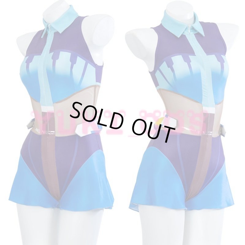 画像3: 初音ミク ポケモン コラボ 初音ミク 水着 コスプレ衣装 送料無料 (3)