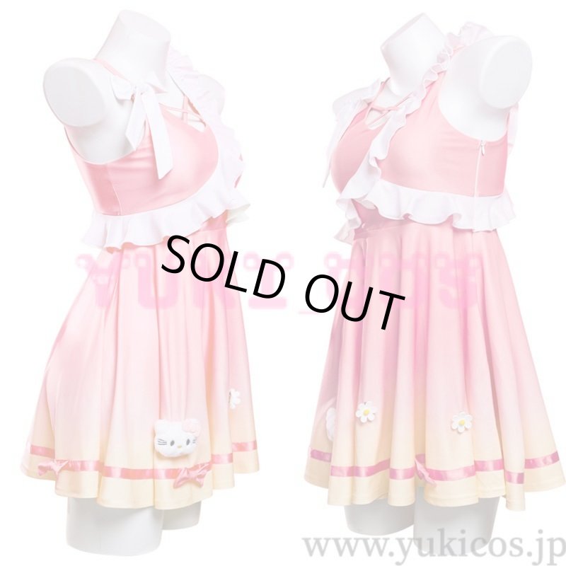 画像3: 王者栄耀 おうじゃえいよxHelloKitty 小喬 しょうきょう  コスプレ衣装  送料無料 (3)