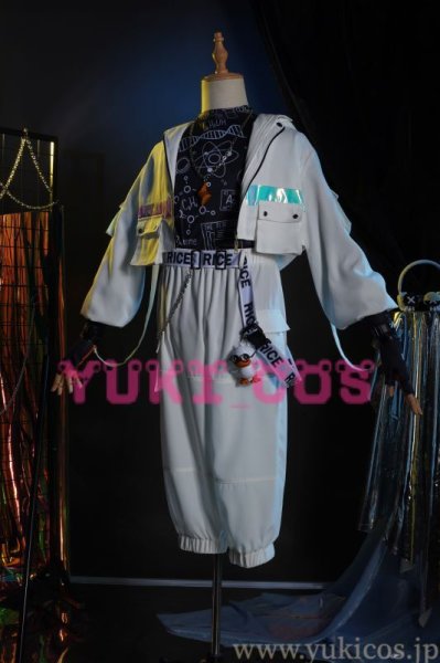 第五人格 コスプレ衣装囚人BLACK コラボ衣装 IdentityV 第五人格×B.Duck 囚人 ルカ・バルサー SSRコラボ衣装 Rice