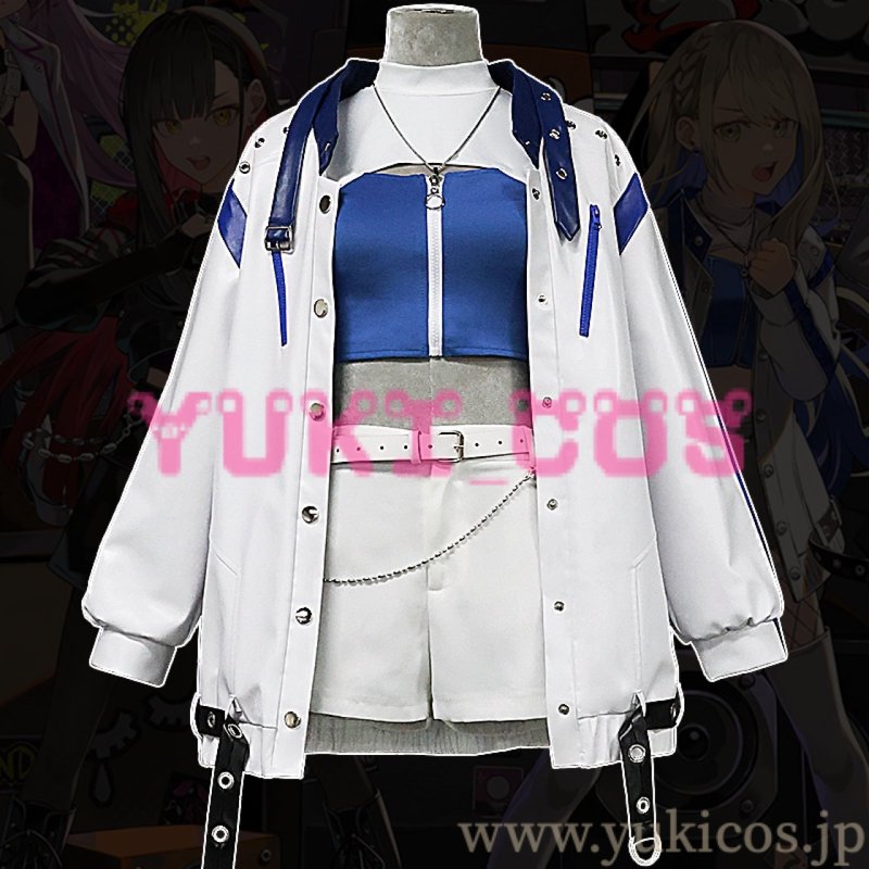 画像1: プロジェクトセカイ　プロセカ　VividBADSQUAD　すべて受け止めて　小豆沢こはね　烈火　コスプレ衣装　送料無料 (1)