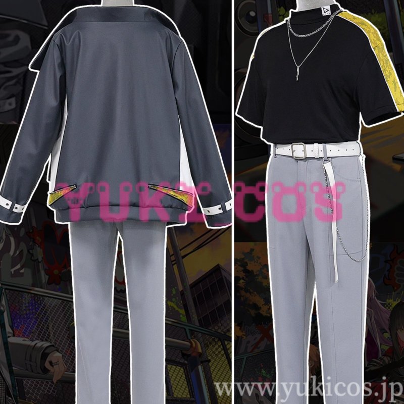 画像13: プロジェクトセカイ プロセカ ビビバス Vivid BAD SQUAD 青柳冬弥 東雲彰人 コスプレ衣装 送料無料 (13)