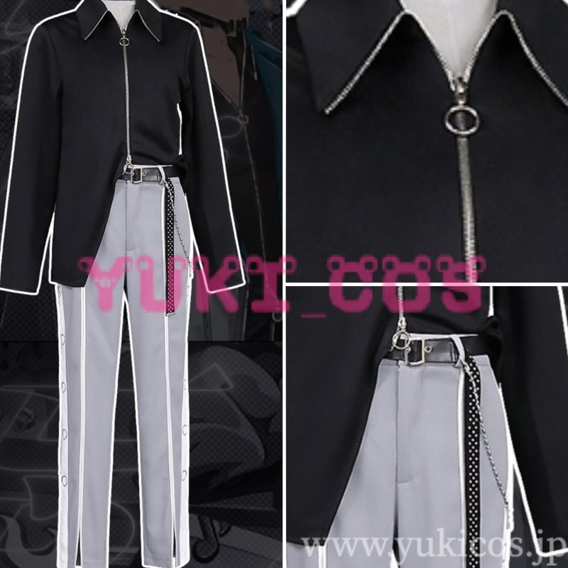 画像9: プロジェクトセカイ プロセカ ビビバス Vivid BAD SQUAD 青柳冬弥 東雲彰人 コスプレ衣装 送料無料 (9)