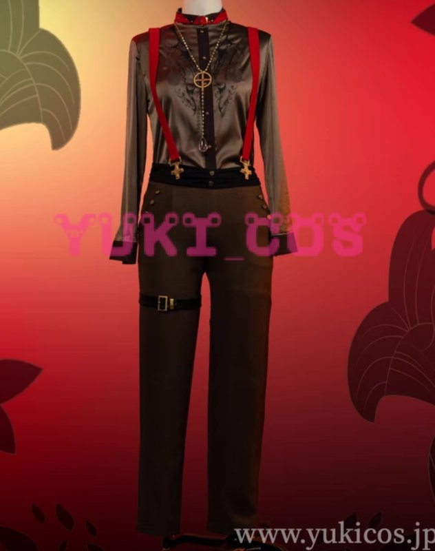 画像8: バーチャルYouTuber Vtuber にじさんじ ChroNoiR LOVE&KISS 葛葉 コスプレ衣装 送料無料 (8)