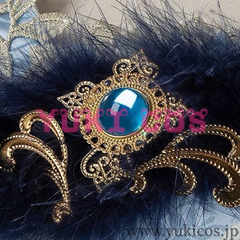 画像7: ウマ娘 プリティーダービー 紺碧の戴冠式 ヴィルシーナ コスプレ衣装 送料無料 (7)