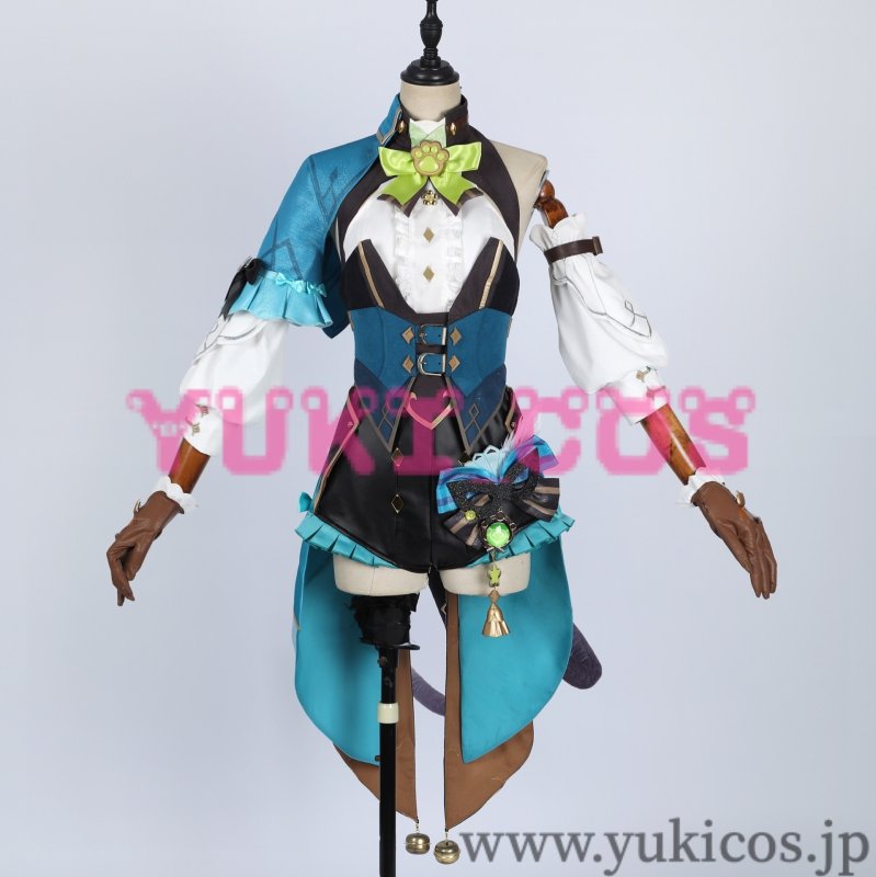 画像1: 原神　げんしん　Genshin　麗しき怪傑　綺良々　きらら　コスプレ衣装　送料無料 (1)