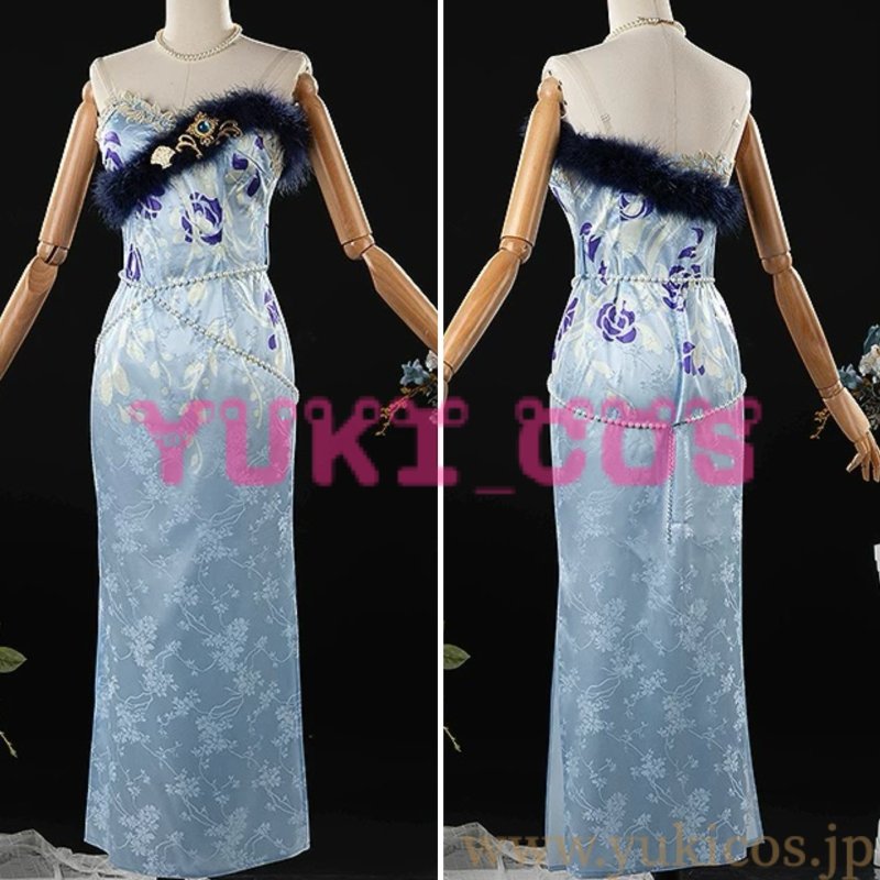 画像4: ウマ娘 プリティーダービー 紺碧の戴冠式 ヴィルシーナ コスプレ衣装 送料無料 (4)