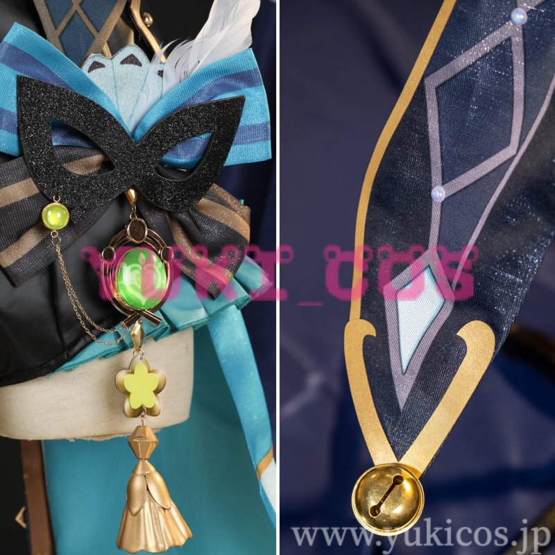 画像12: 原神 げんしん Genshin 麗しき怪傑 綺良々 きらら コスプレ衣装 送料無料 (12)