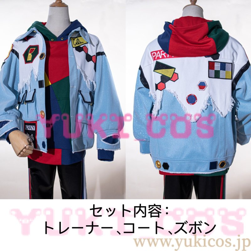 画像2: あんさんぶるスターズ! あんスタ アルバムシリーズ 『TRIP』 Vol.1 Crazy:B NA NA NA SUMMER NIGHT BeeAT ギャンブルBee 天城燐音 シークレットBee HiMERU 花舞うBee 桜河こはく 腹ペコBee 椎名ニキ 高級版 コスプレ衣装 送料無料 (2)