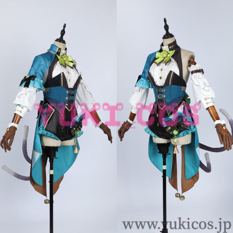 画像4: 原神 げんしん Genshin 麗しき怪傑 綺良々 きらら コスプレ衣装 送料無料 (4)