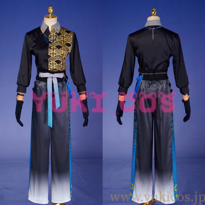 画像9: プロジェクトセカイ プロセカ 悪を討て、成敗請負人ガチャ クールな悪役? 特訓後 神代類 流るる智の衣 コスプレ衣装 送料無料 (9)